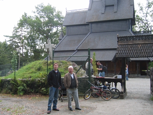 aaron and lars at the stave